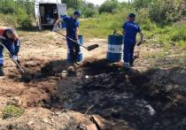 Спасатели продолжают работать в Ульяновке, где было выявлено несколько случаев загрязнения природы. Об этом сообщили в пресс-службе правительства Ленобласти.
