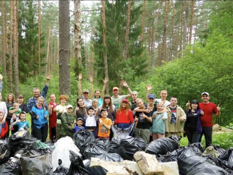 Сегодня пройдет акция по очищению от мусора сосново-елового бора Телеши