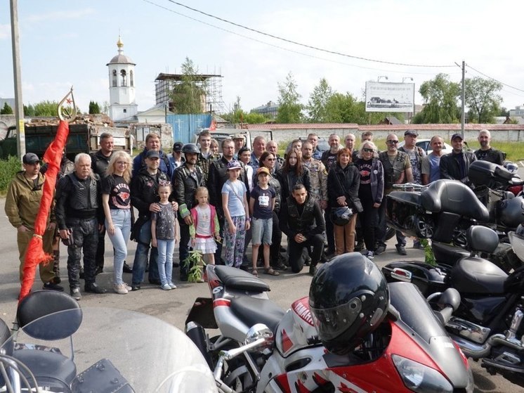 В Серпухове провели автомотопробег в честь великого полководца