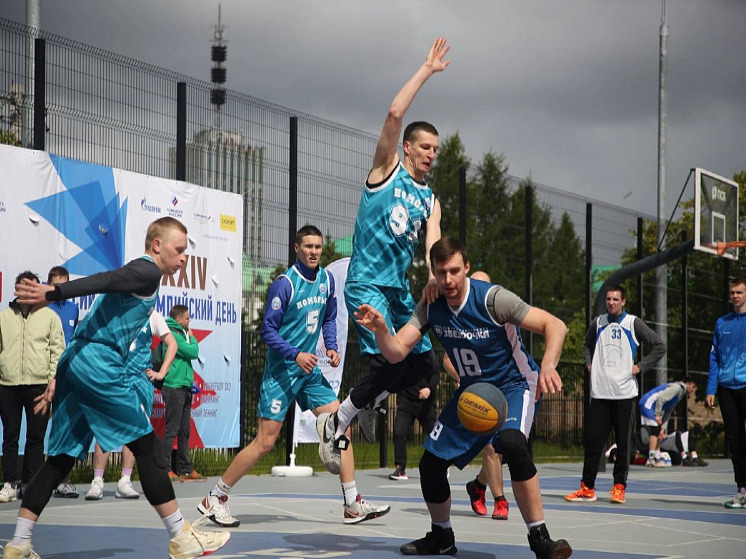 В Архангельске прошел чемпионат по баскетболу «3x3»