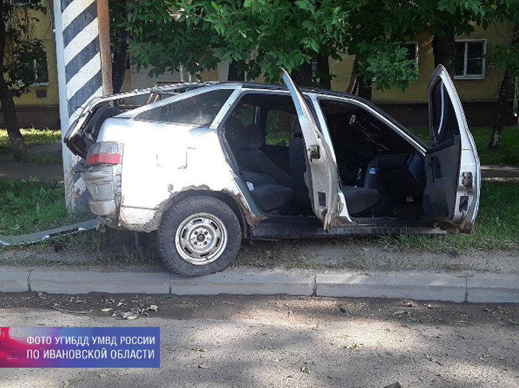 Несовершеннолетние, разбившие автомашину в Иванове 18 июня, были пьяны