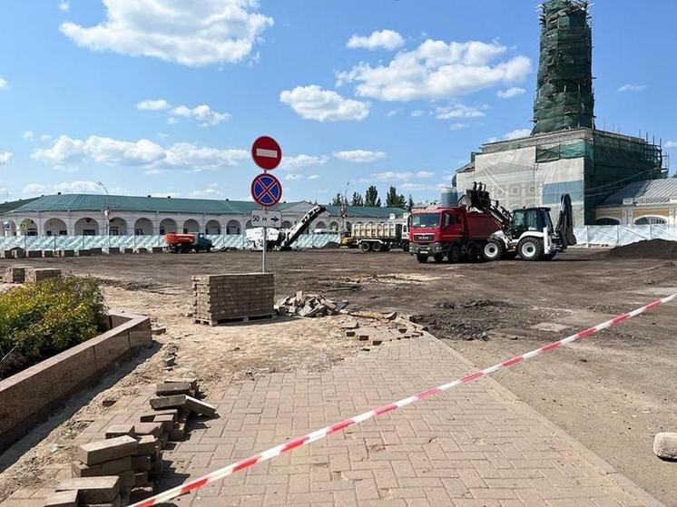 В Костроме начался капремонт Сусанинской площади — снимают старый асфальт