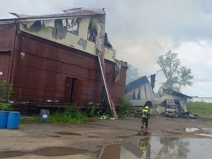 В Ярославле не выявлено загрязнения атмосферы при пожаре на складе красок