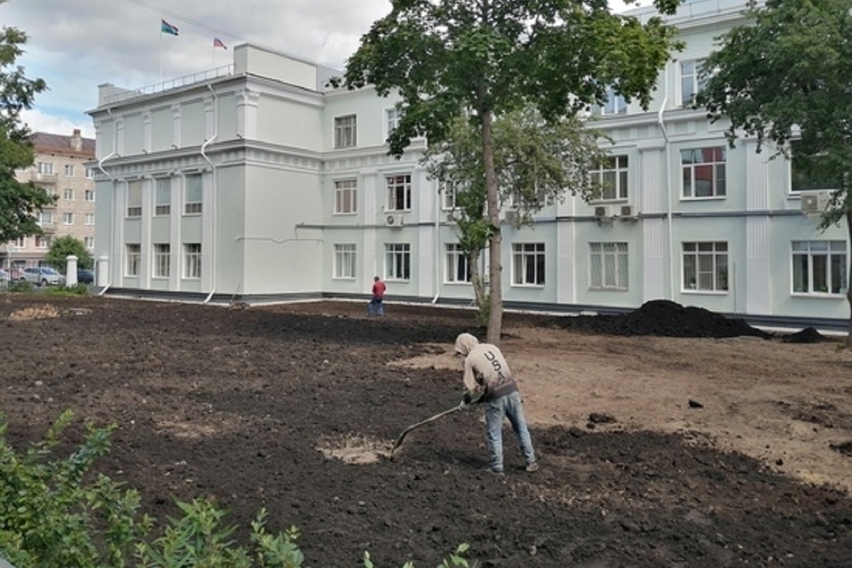 Правительство Карелии хочет благоустроить газон почти за 2 млн рублей