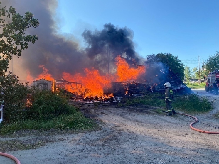 Курение в хозпостройке могло стать причиной пожара в Медгоре, считает прокуратура Карелии