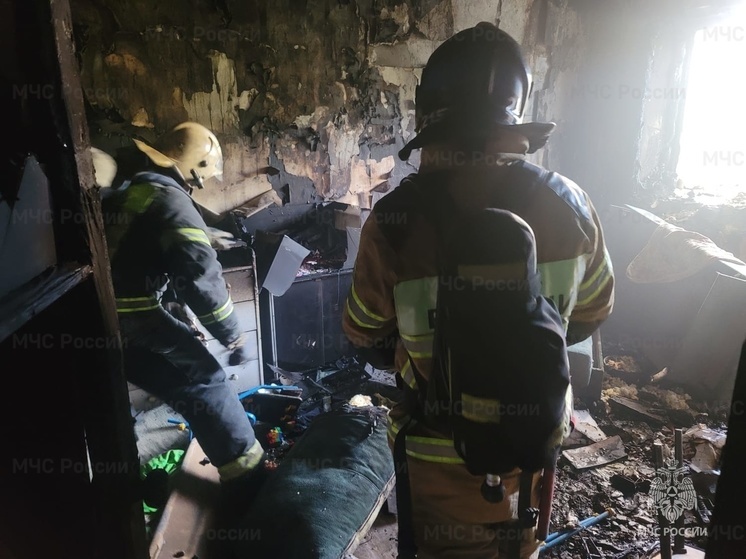 Костромские пожары: на Полянской улице горел многоквартирный дом