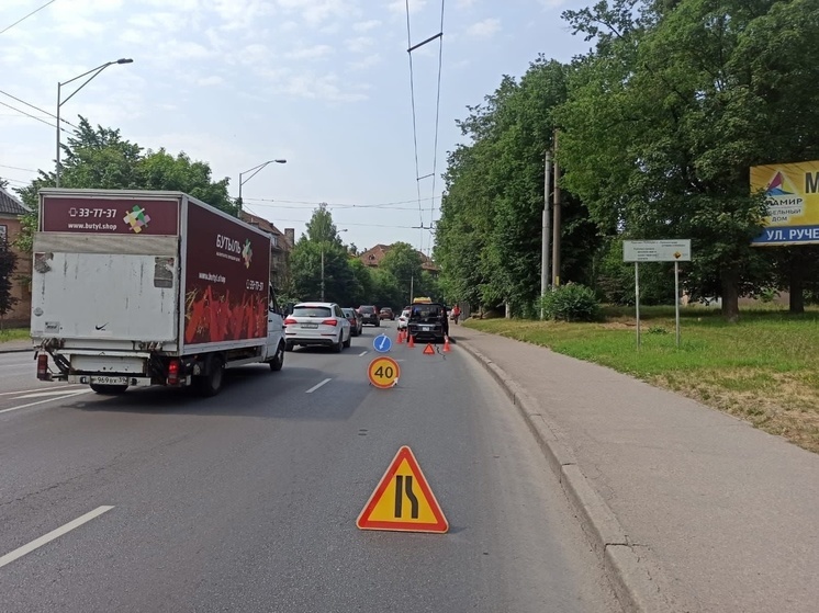 В Калининграде Honda сбила пенсионера, переходившего дорогу в неположенном месте