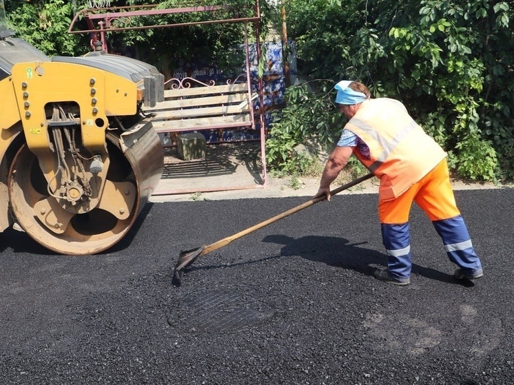 В Курске 22 июня провели ремонтные работы на улице Марата