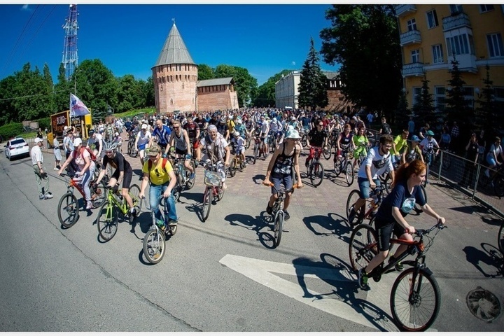 Движение транспорта будет ограничено в день велофестиваля в Смоленске