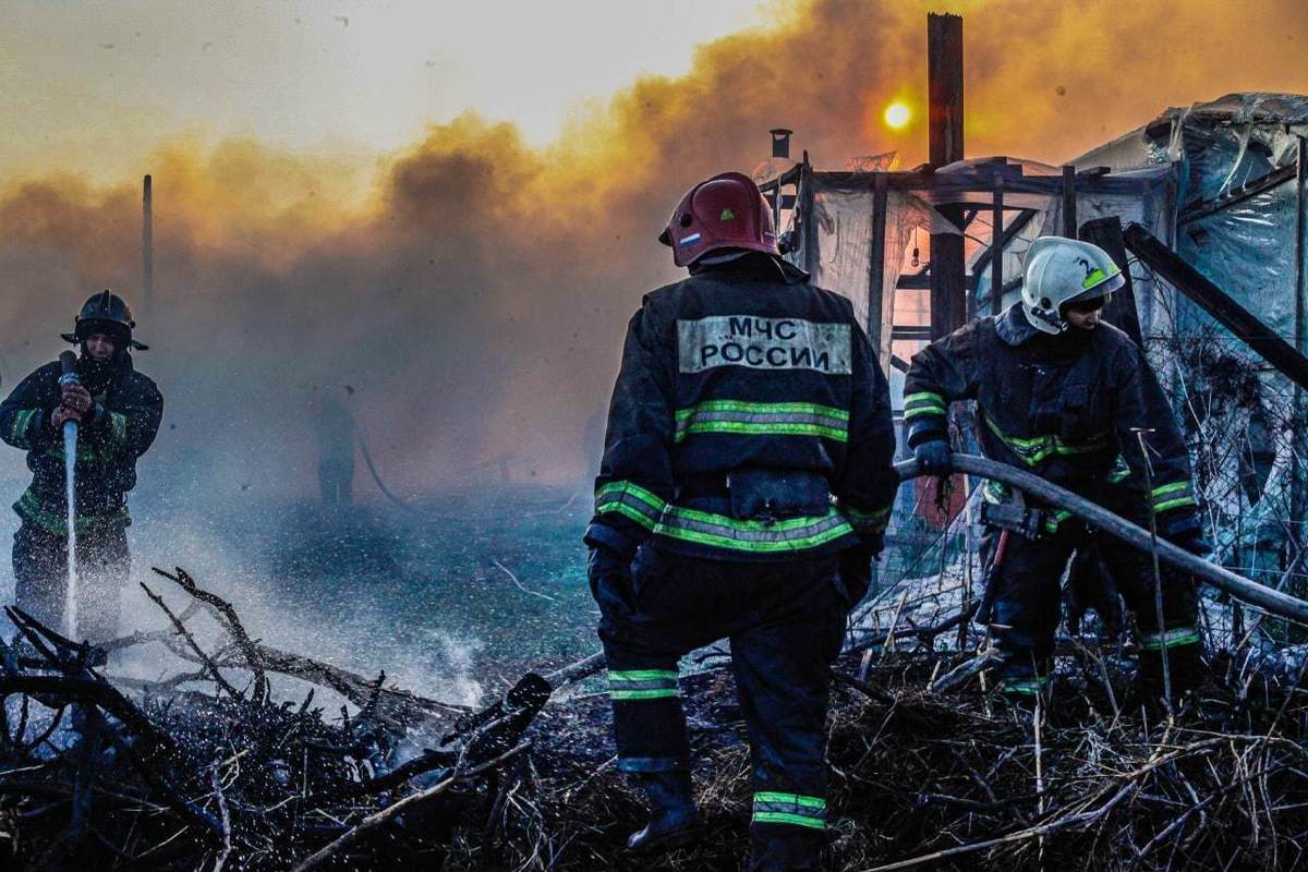 Под Астраханью сгорел жилой дом - МК Астрахань