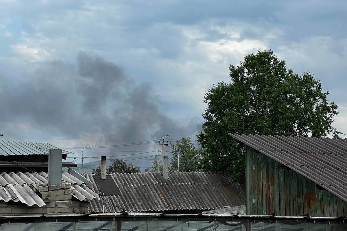 Пожар в чите