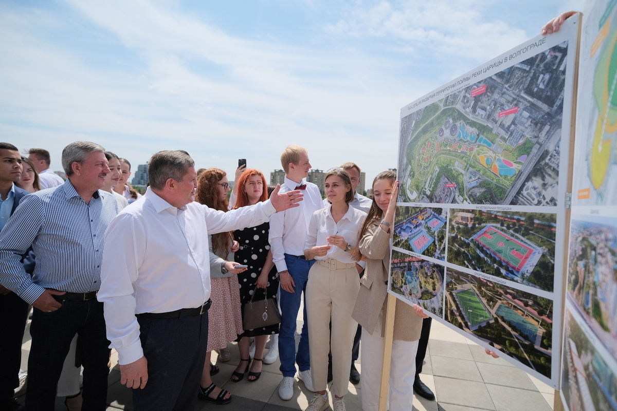 Участники фестиваля представили проекты Олимпийской аллеи в Волгограде