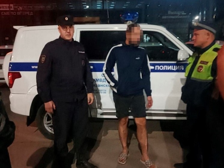 На улице Бирюзова в Рязани задержали пьяного водителя ВАЗ