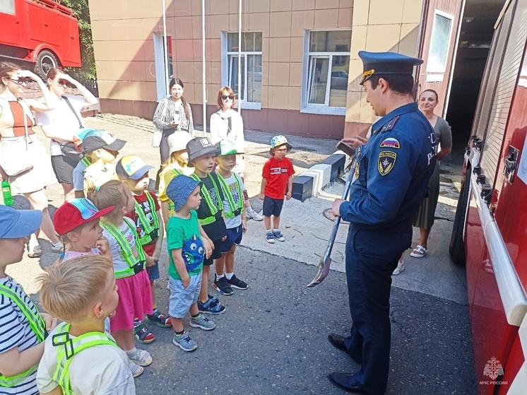 Летом в пожарном музее самые благодарные посетители – дети