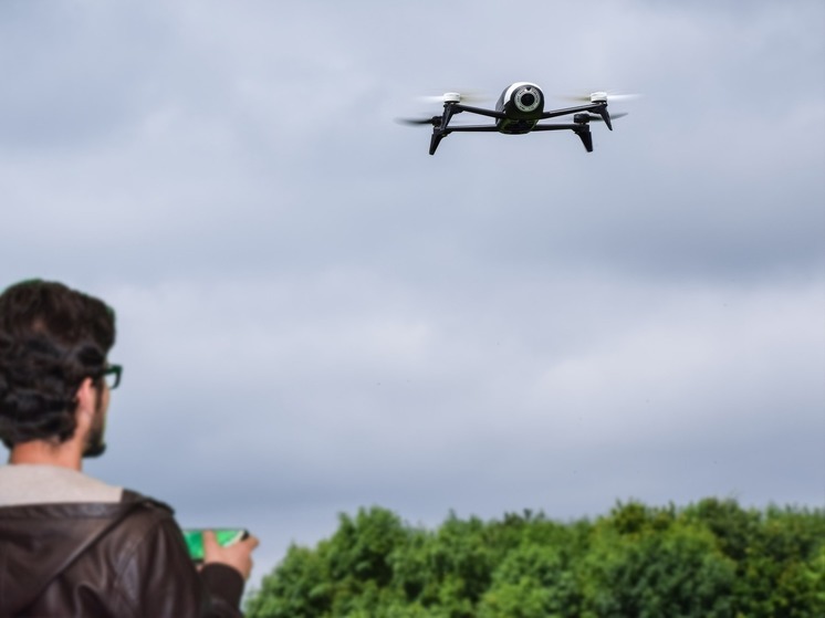 В Белгородской области российские военные сбили беспилотник над селом Долгое