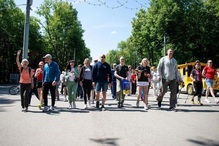 25 июня в Лесопарке Рязани прошла Всероссийская акция «10 000 шагов к жизни»