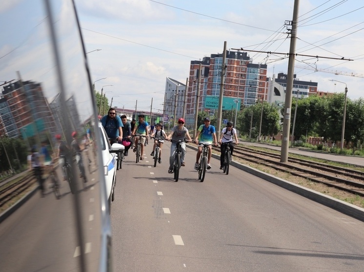 В Бурятии противники наркотиков устроили велопробег