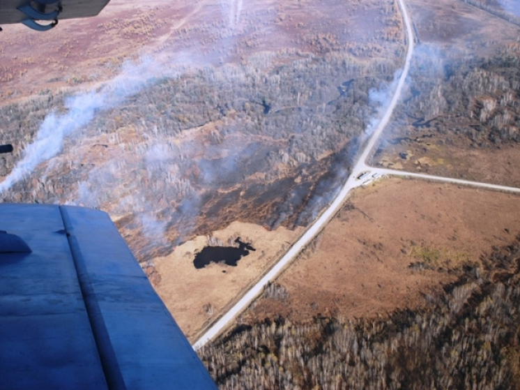 В Хабаровском крае тушат лесные пожары в северных районах