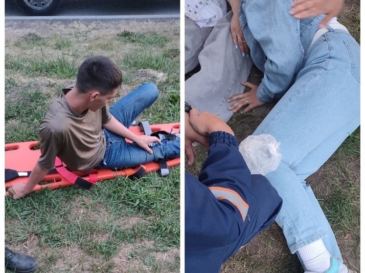 В Новосибирске 15-летняя девушка и парень получили травмы на Дне города