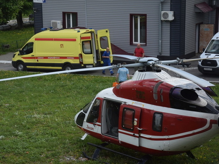 В мае-июне вертолет санавиации в Чувашии перевез 19 пациентов