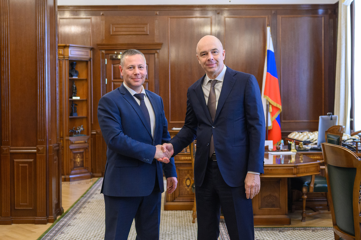 Губернатор Михаил Евраев обсудил с Антоном Силуановым стратегически важные проекты