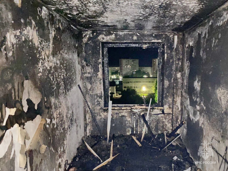 В Десногорске произошел пожар в многоквартирном доме