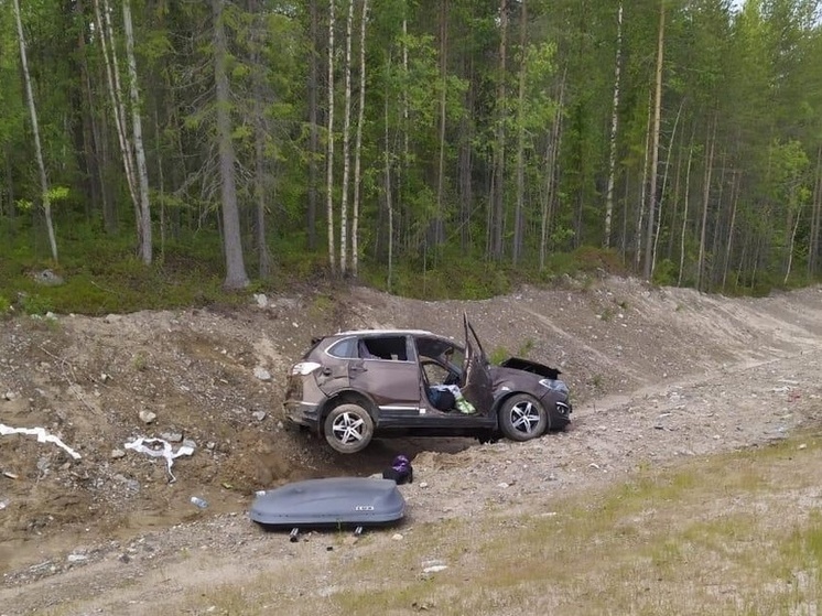 В результате ДТП на автодороге Кола пострадал человек