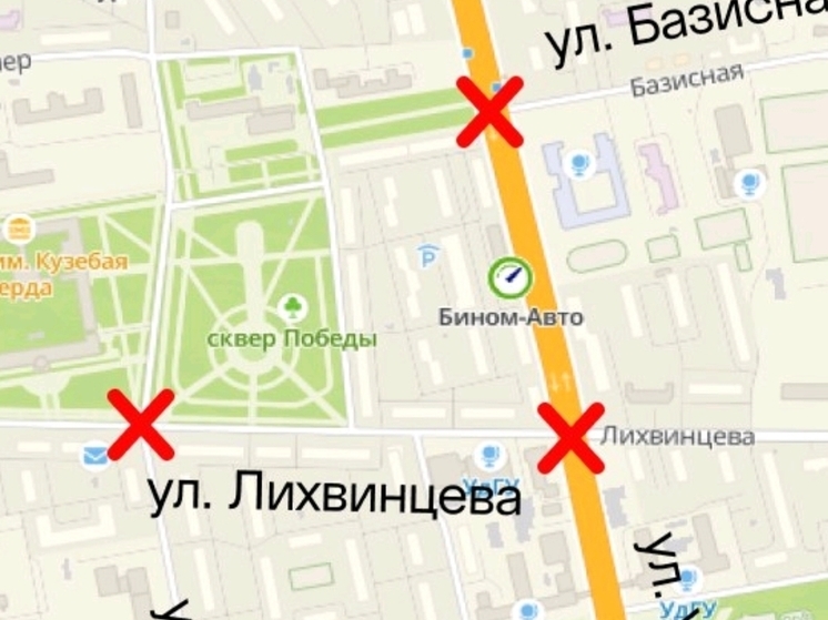 29 июня в Ижевске отключат светофоры на трёх перекрестках