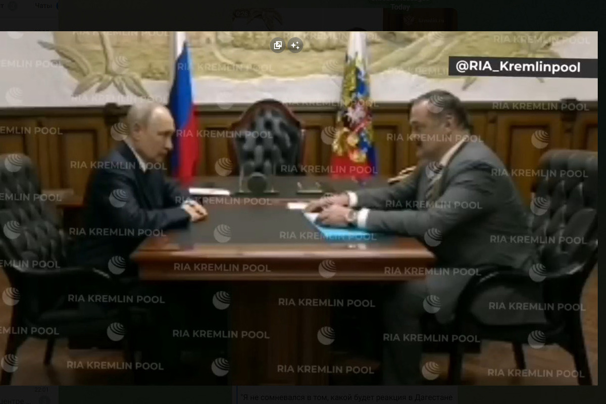 Владимир Путин провел встречу с главой Дагестана