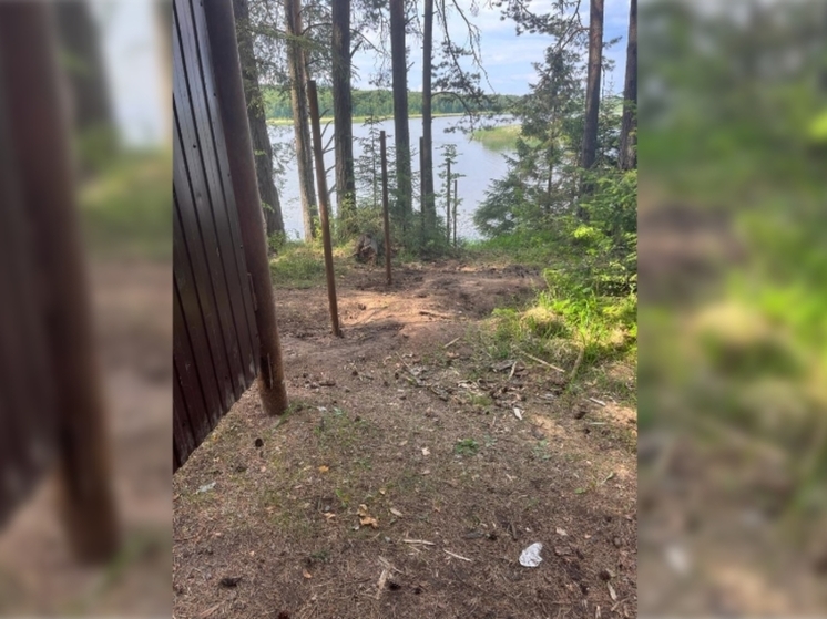 Жители Воткинска пожаловались на забор, загораживающий проход к берегу водохранилища