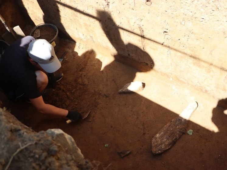 Археологи обнаружили бивни мамонта во время благоустройства Зарайского кремля