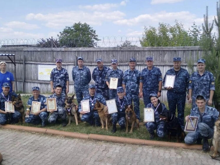 Соревнования по многоборью кинологов состоялись в Рославле