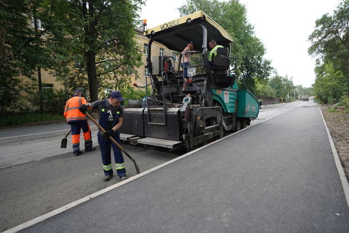 Ремонт по нацпроекту проходит на семи дорогах Вологды - МК Вологда