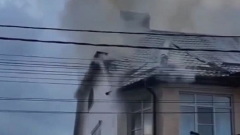 Молния, ударившая в дом краснодарцев, стала причиной пожара