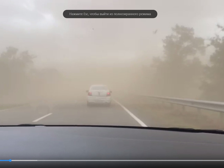 Водителей предупреждают о пылевых бурях на трассе в Левокумском округе