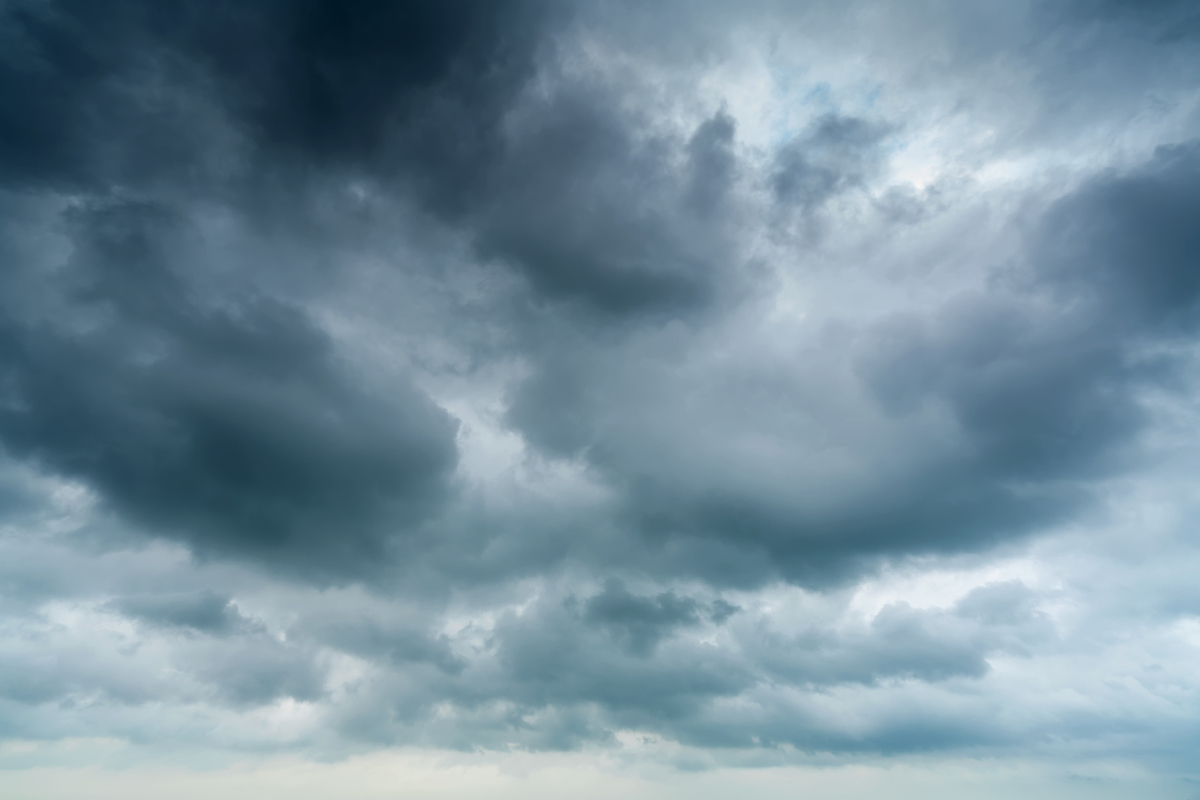 К сожалению скоро облака заволокли все небо. Три дня дождя. Rainy Sky