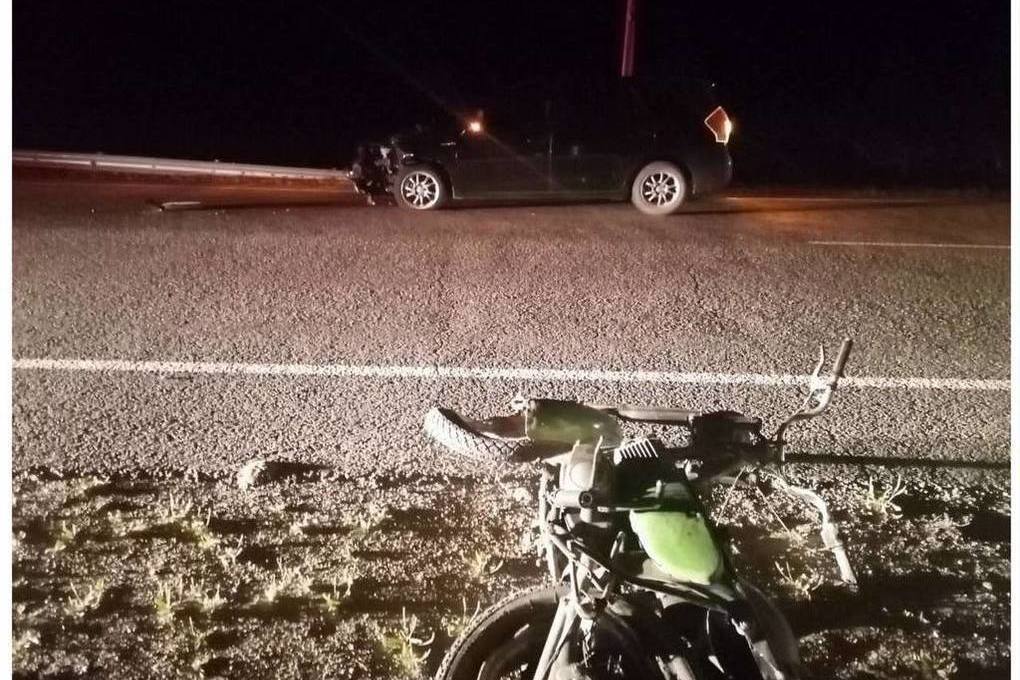 В Бурятии после столкновения с машиной разбился мотоциклист