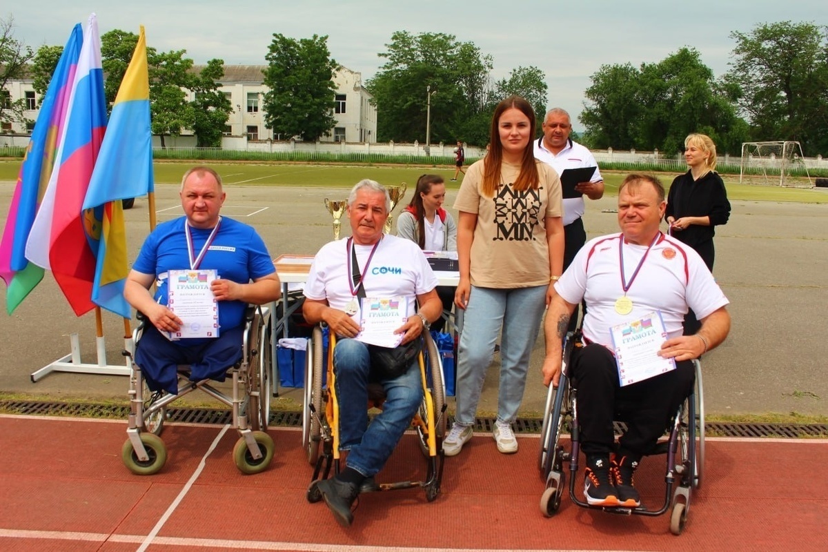 Спортсмены с ограниченными возможностями из Сочи выиграли 2 медали краевой Спартакиады