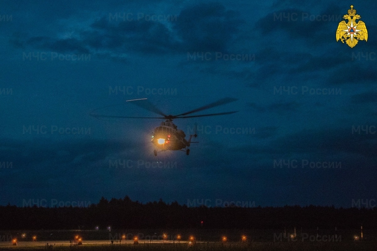 Вертолет санавиации госпитализировал ребенка в Тверскую ДОКБ
