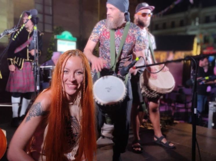 На фестивале сыра в Кисловодске музыканты играли на головках сыра