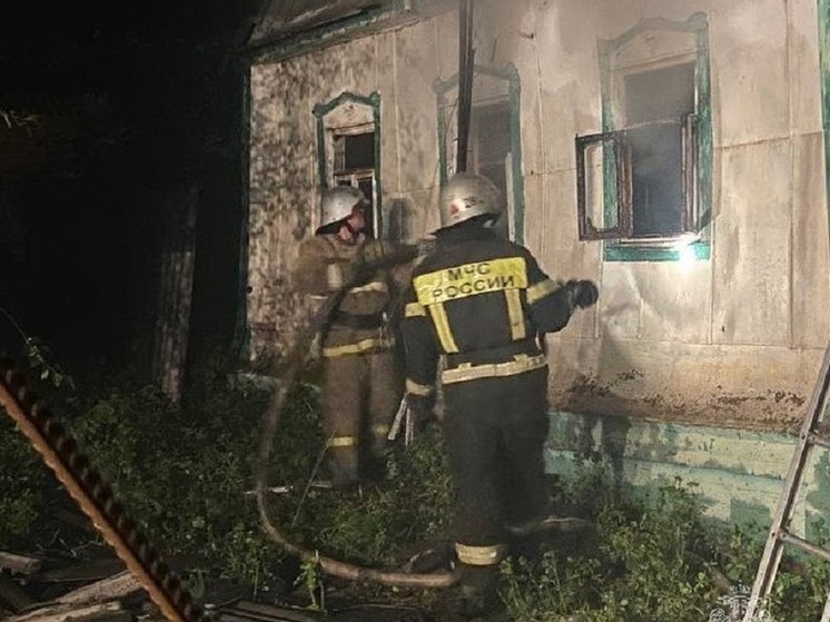 В Белгородской области в огне погибли двое мужчин