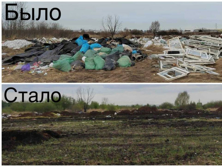 В Татарстане экологи обнаружили свалку строительного мусора