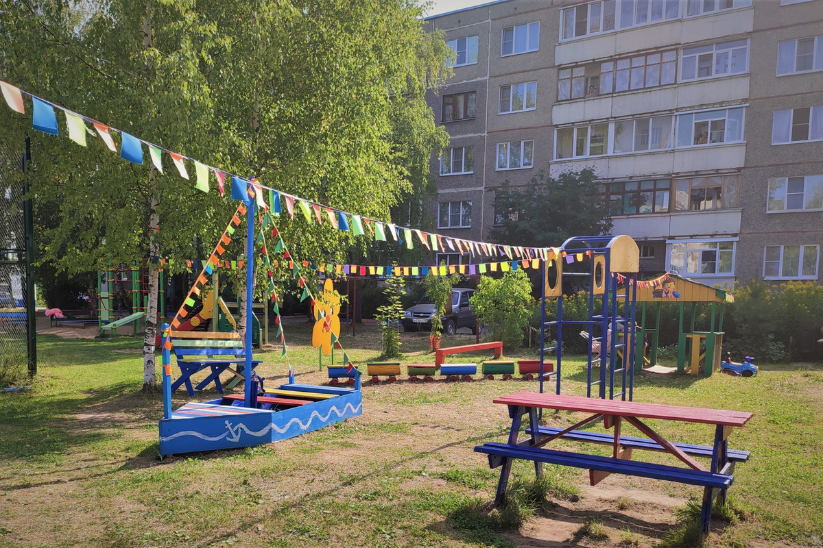 В областном центре объявлен очередной конкурс на лучший «Костромской дворик»