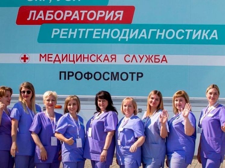 В Курской области врачи Поезда здоровья приняли 218 жителей сёл Большесолдатского района