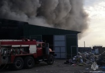В Калужской области на производстве произошел пожар 