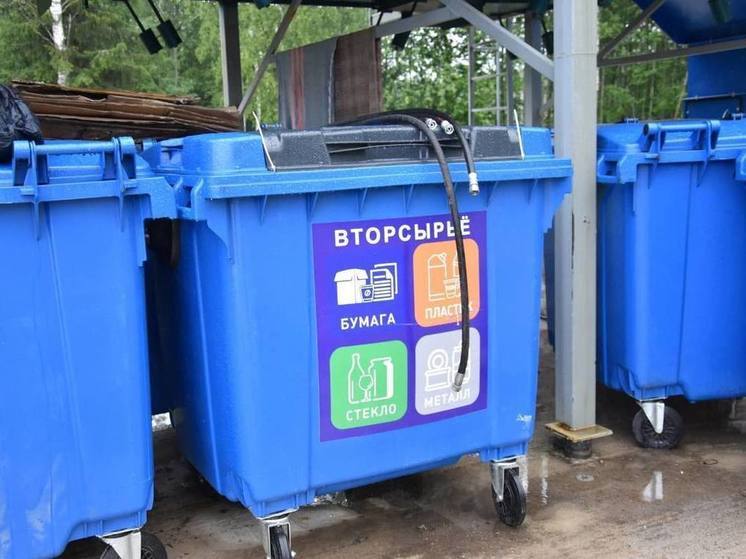 В Пестовском районе открыли новый сортировочный центр коммунальных отходов