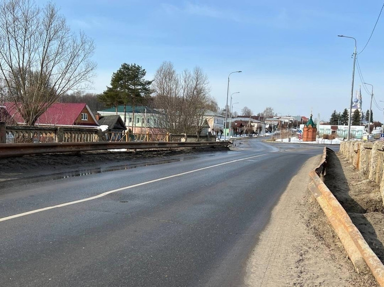 Ремонт моста через Палешку в Ивановской области ведётся с опережением графика