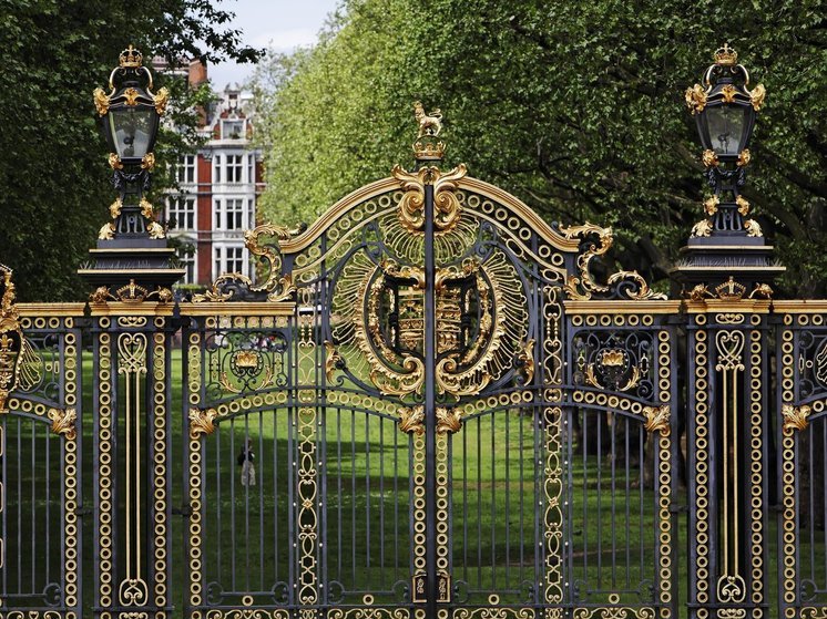 Man handcuffs himself to Buckingham Palace gate
