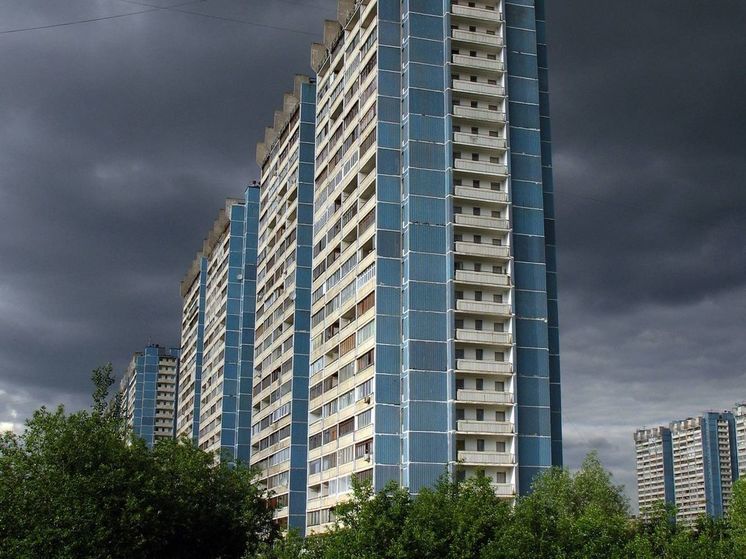 "Желтый" уровень погодной опасности ввели в Москве из-за грозы и града