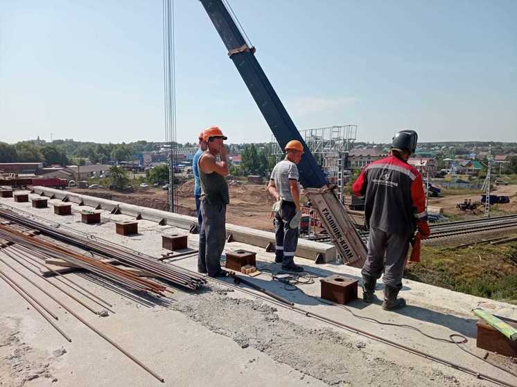 Строительство развязки в Зинино в Уфе идет по графику